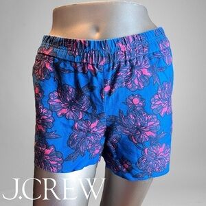 J. CREW Tropical Floral Print Linen and Cotton Shorts Size 00